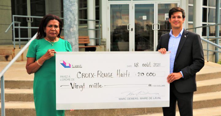 Haïti : Laval exprime sa solidarité et fait un don de 20 k$ à la Croix-Rouge canadienne