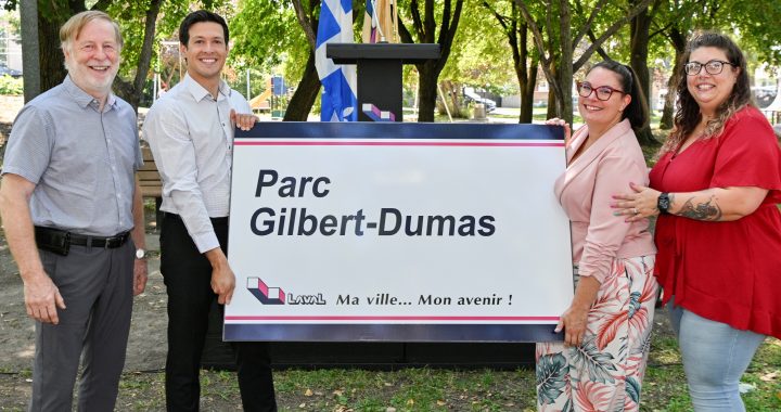 Laval nomme un parc en l’honneur de Gilbert Dumas
