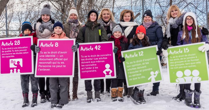 Laval marche pour les tout-petits