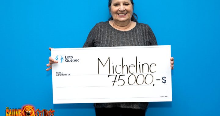 Une Lavalloise remporte 75 000 $ avec un billet à gratter!